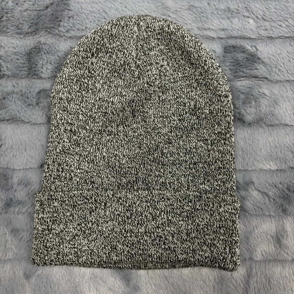 Carhartt A18 Acrylic Watch Hat Beanie Marled Black White Knit Cuffed Logo 100420